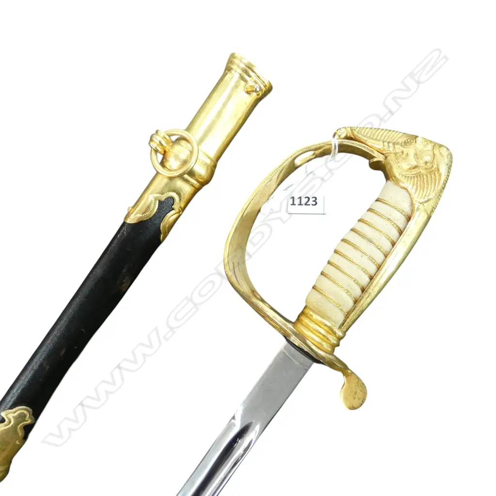 THAI? CEREMONIAL SWORD & SCABBARD L.880mm Image 1++