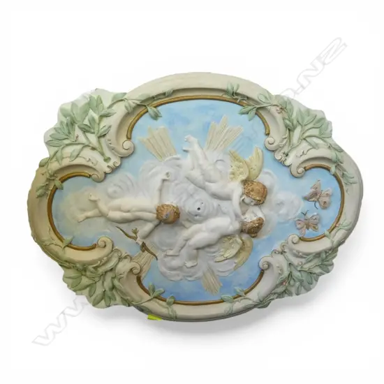 VINTAGE MOULDED PLASTER CEILING  CENTER PIECE L1160 W880MM