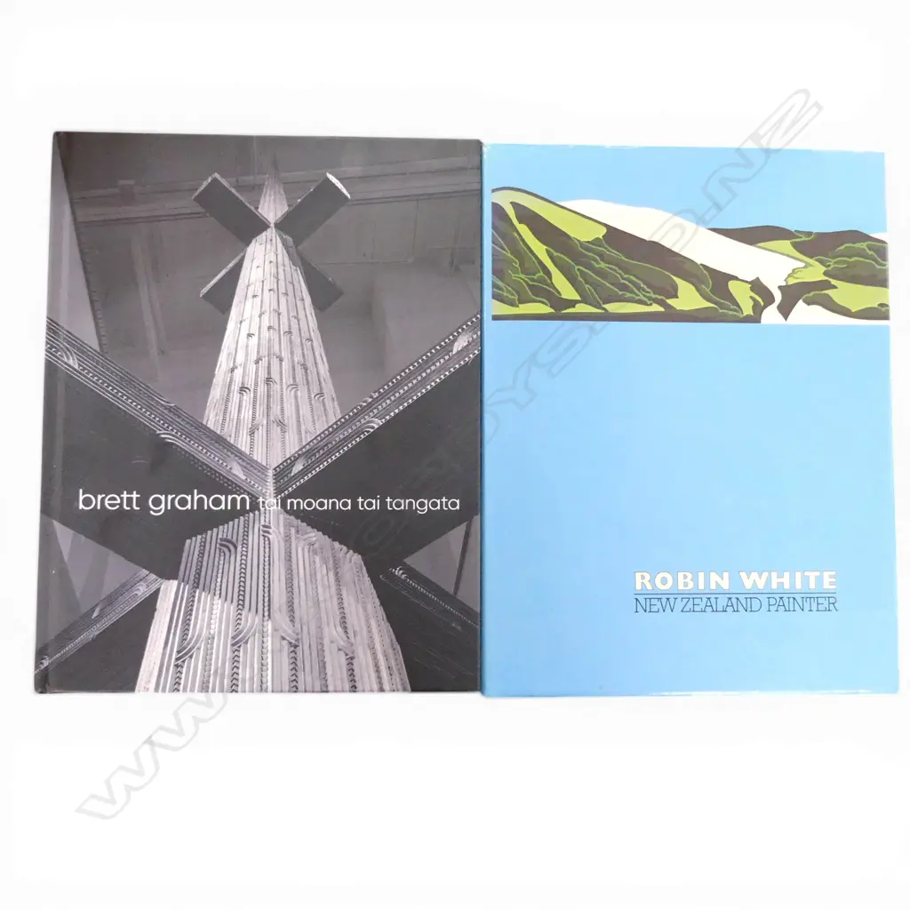 2 NZ ART BOOKS; ROBIN WHITE, BRETT GRAHAM Image 1++
