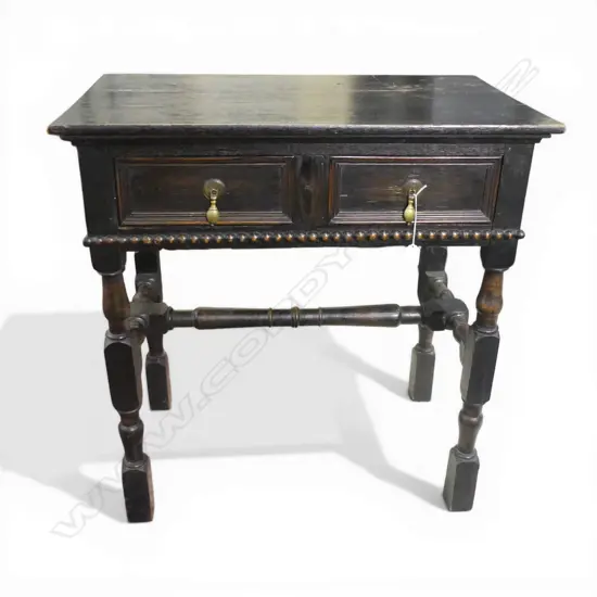 JACOBEAN STYLE OAK LOWBOW TABLE 765x455x790mm