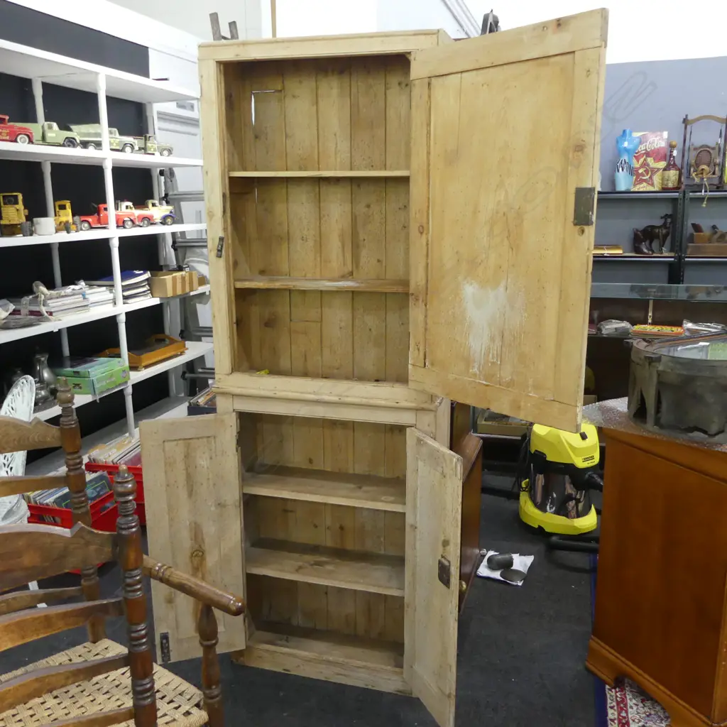 PALE PINE CABINET 675x250x1880mm Image 1++