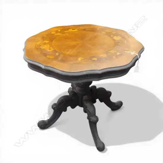 SMALL INLAID TABLE Dia.630 H.550mm