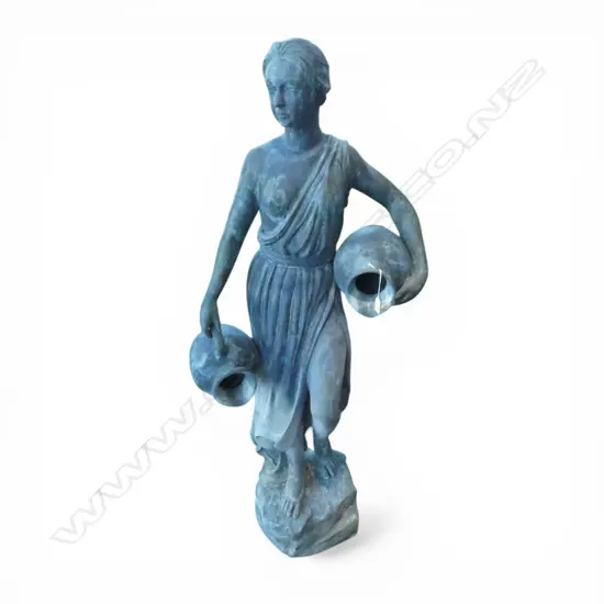 BRONZE FOUNTAIN OF A LADY classical style H.1370mm