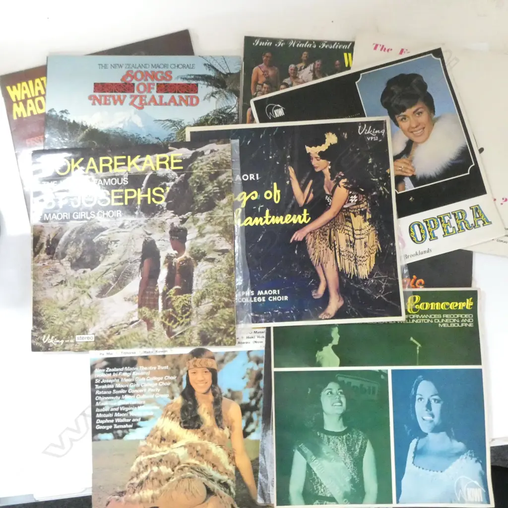 ASST. N.Z. MAORI LPs including the New Zealand Maori Chorale etc Image 1++