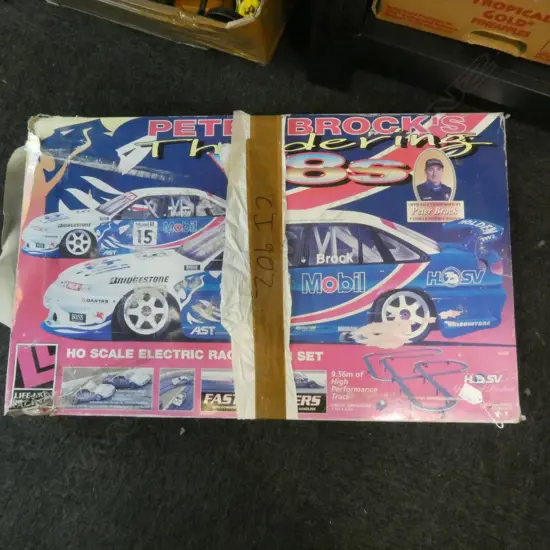 PETER BROCK'S THUNDERING 80s SLOT RACING SYSTEM boxed