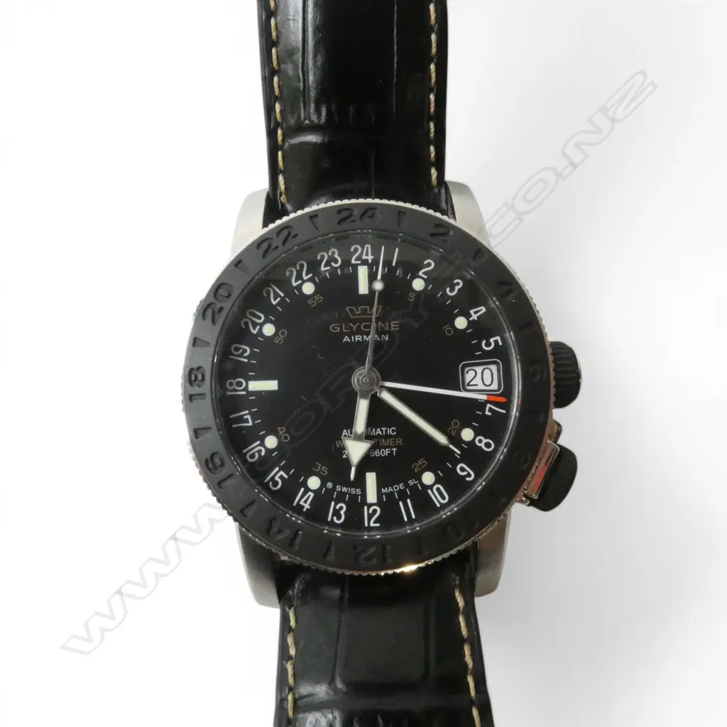 GLYCINE AIRMAN 17 SPHAIR AUTOMATIC WRIST WATCH... Image 1++
