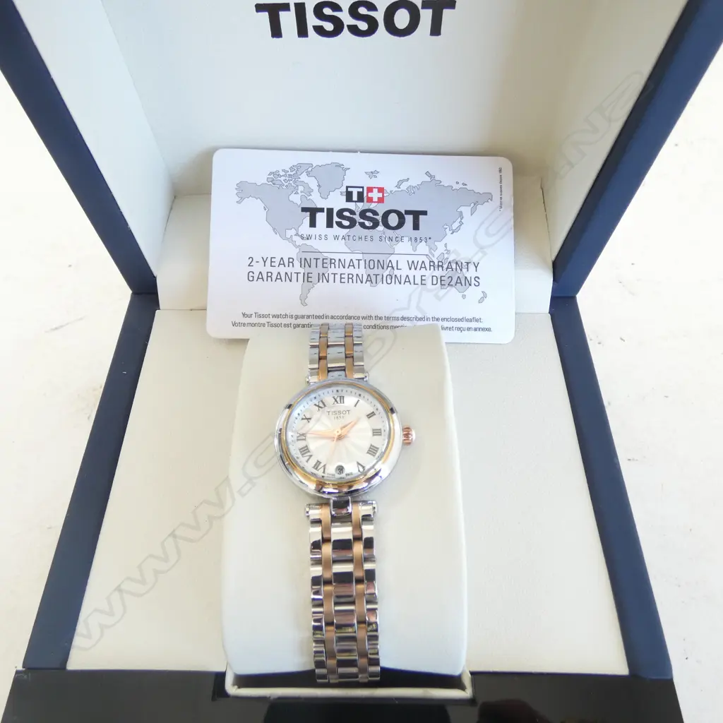 TISSOT WRIST WATCH, BOXED w. RECEIPTS, MANUAL, CERTIFICATE, WARRANTY. as new Image 1++