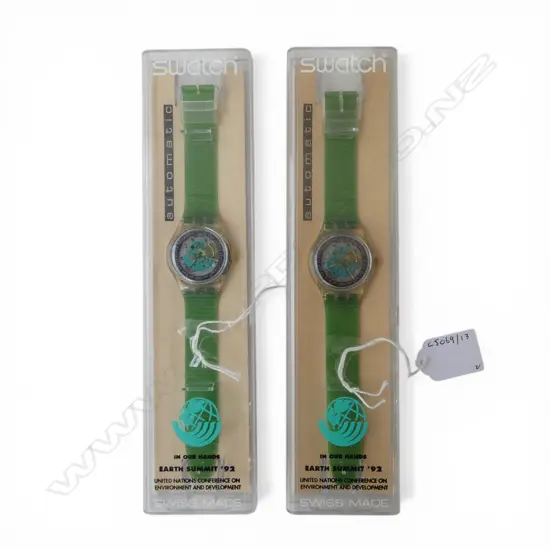 2  1991 AS NEW IN CASES SWATCH WATCHES