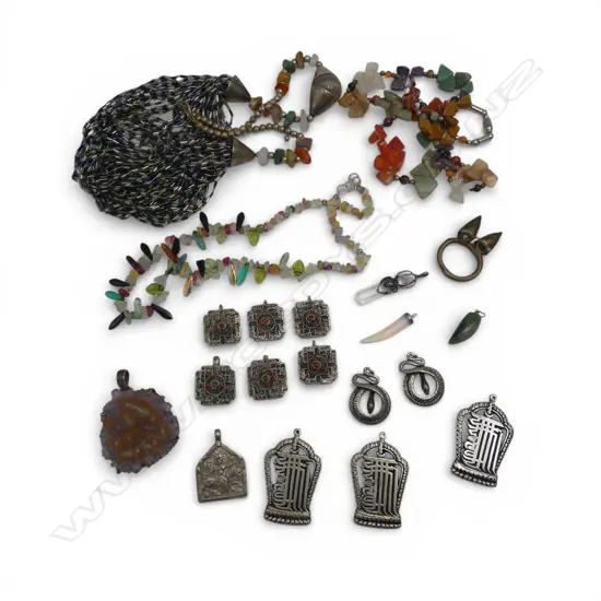 ASST. JEWELLERY some silver