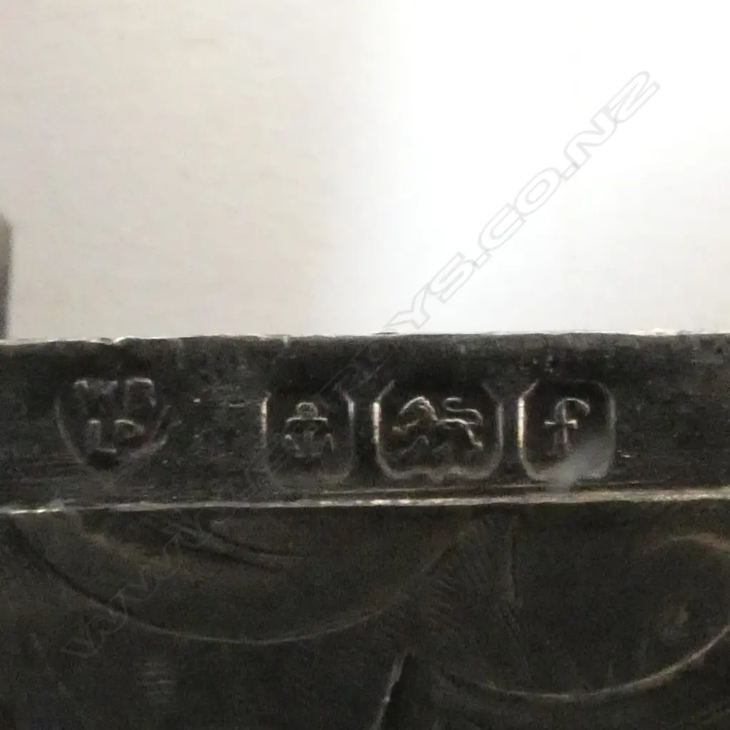 SILVER ENGRAVED LGE VESTA Birmingham 1905 some faults 32gms Image 1++