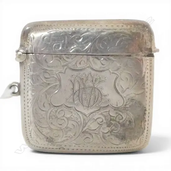 SILVER ENGRAVED LGE VESTA Chester 1911 29gms