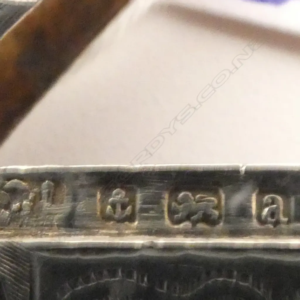 SILVER ENGRAVED LGE VESTA Birmingham 1900 no lid spring 22.5gms Image 1++