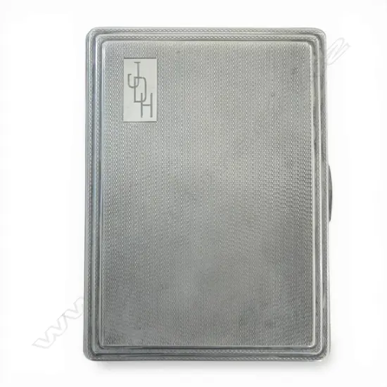 STG SILVER CIG. CASE, CHESTER 1944, 172gms