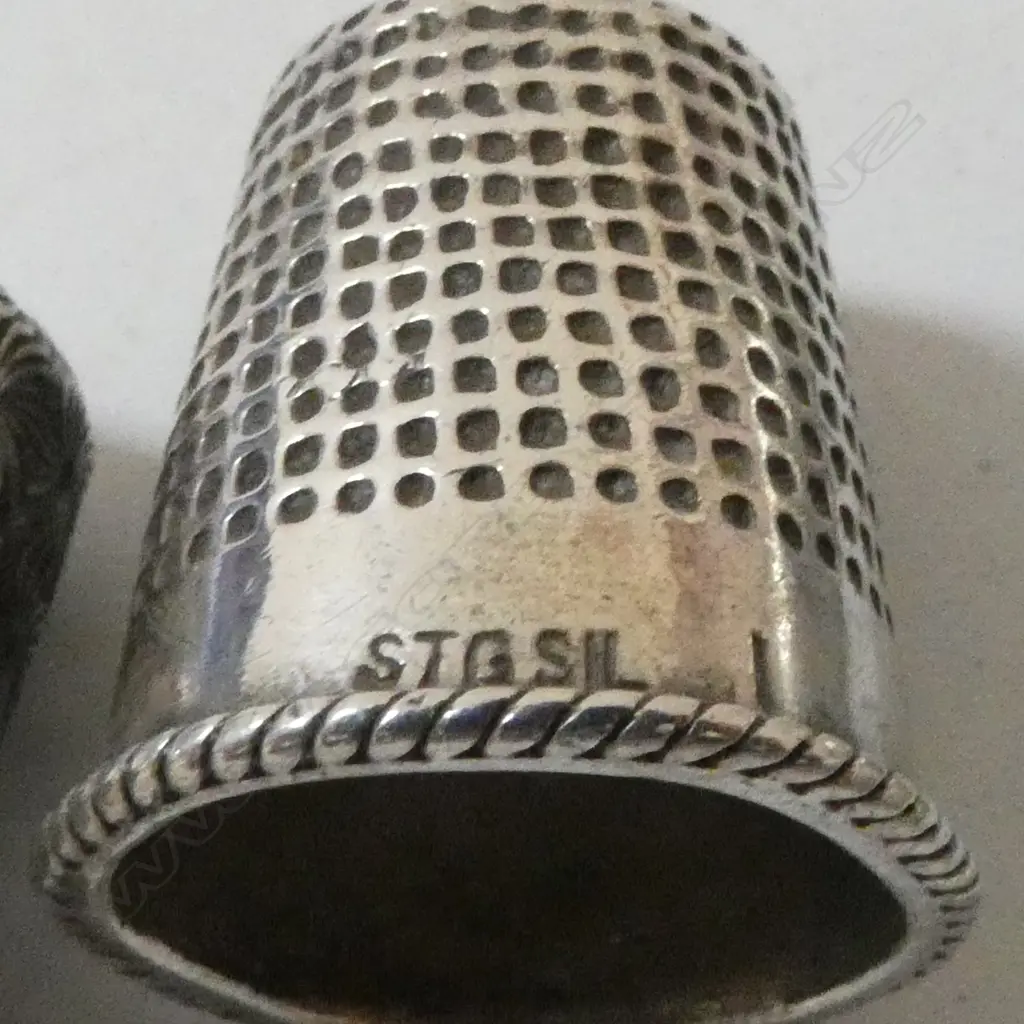 3 STG SILVER THIMBLES 22gms Image 1++