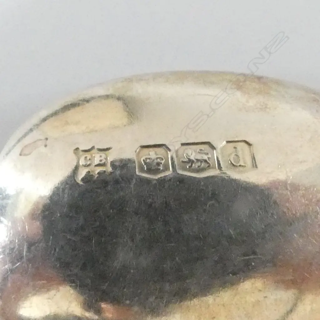 SET OF 6 STG SILVER TEASPOONS, CASED 56gms Image 1++