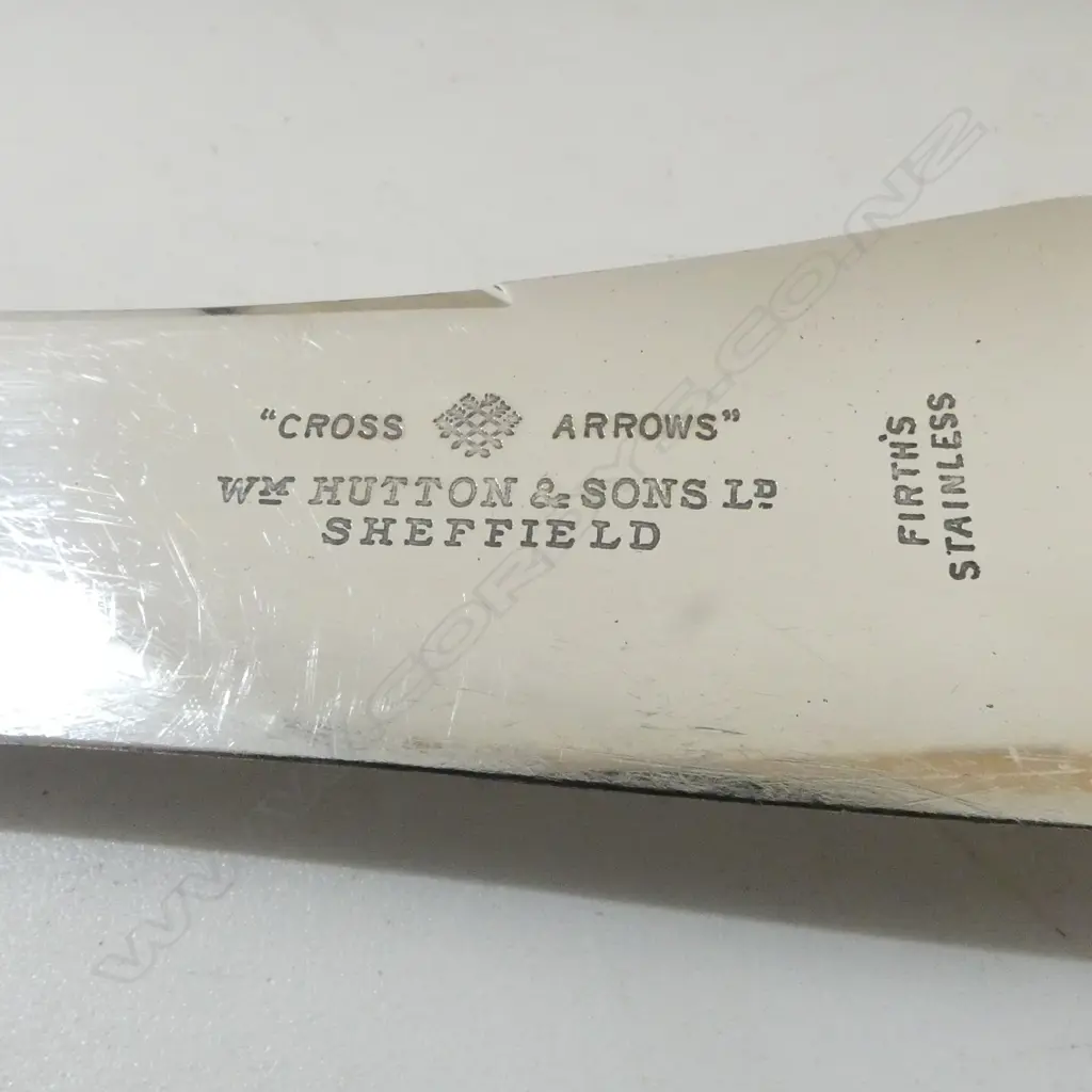 ENGLISH HORN HANDLED CARVING SET SILVER COLLARS HUTTONS & SONS SHEFFIELD BOXED L370LARS HUTTONS & SONS SHEFFIELD BOXED L Image 1++