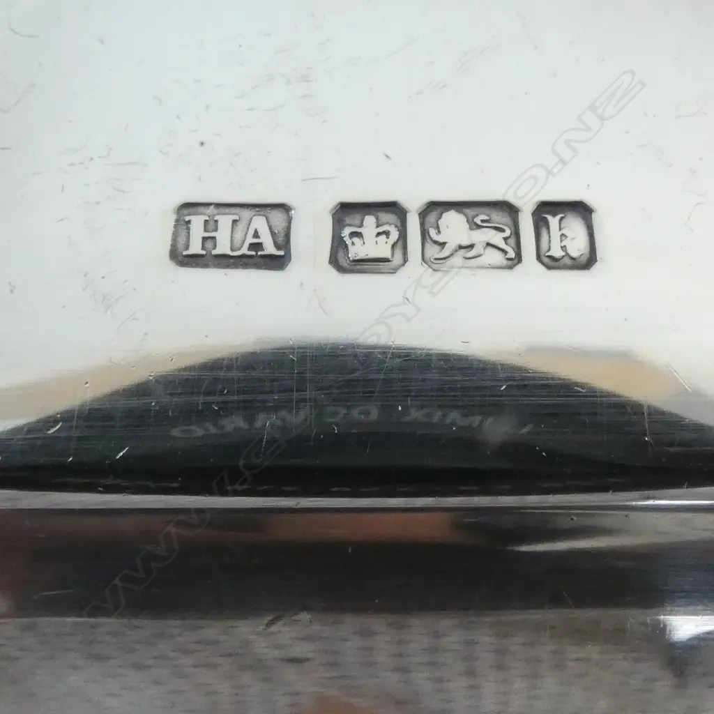 S/SILVER INK STAND MAKER ATKIN BROS SHEFFIELD 1902 395GMS Image 1++