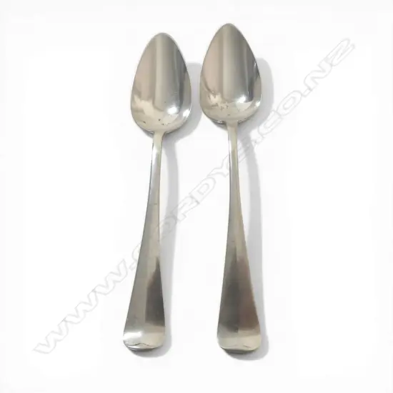 PR DUTCH 833 SILVER SPOONS MAKER JM VAN KEMPEN THE HAGUE 1913 128.9GMS
