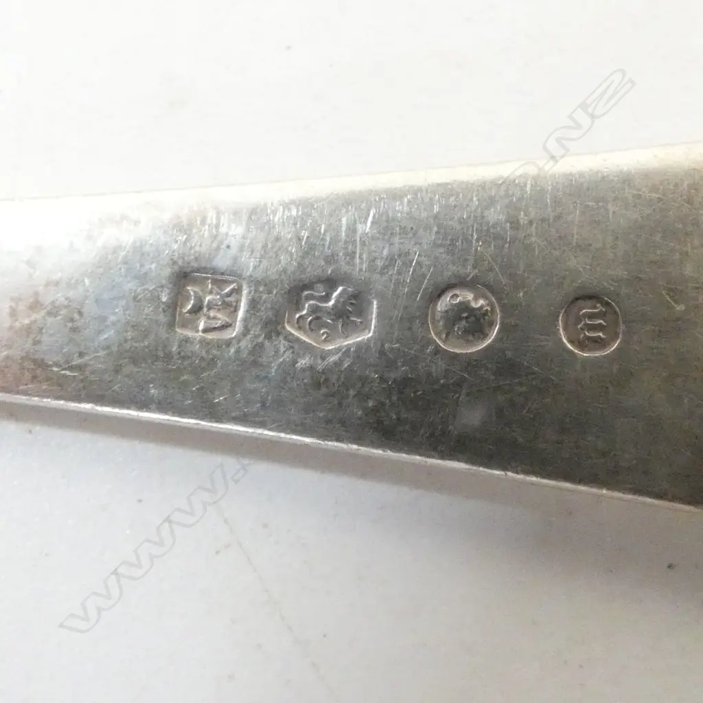 2 DUTCH SILVER TABLE SPOONS L.210mm, 123gms MIN 833 SILVER Image 1++