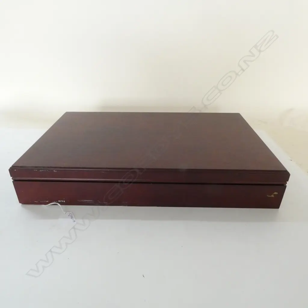 ENGLISH GROSVENOR SILVER PLATE 6 PERSON CUTLERY SET as new in larger  CANTEEN Image 1++