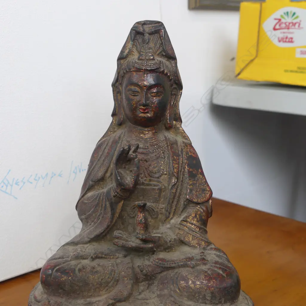 GILT METAL BUDDHA H.210mm Image 1++