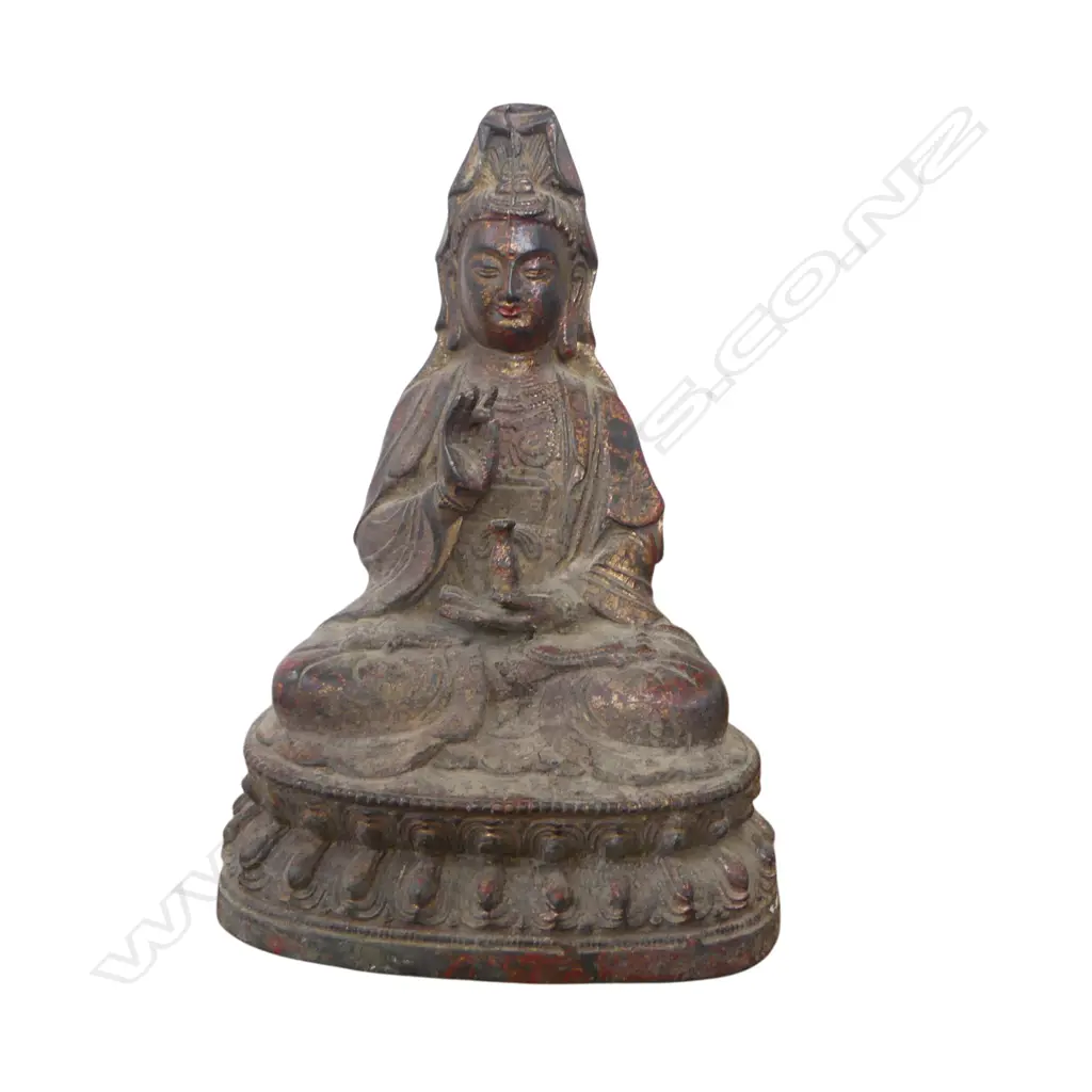 GILT METAL BUDDHA H.210mm Image 1++