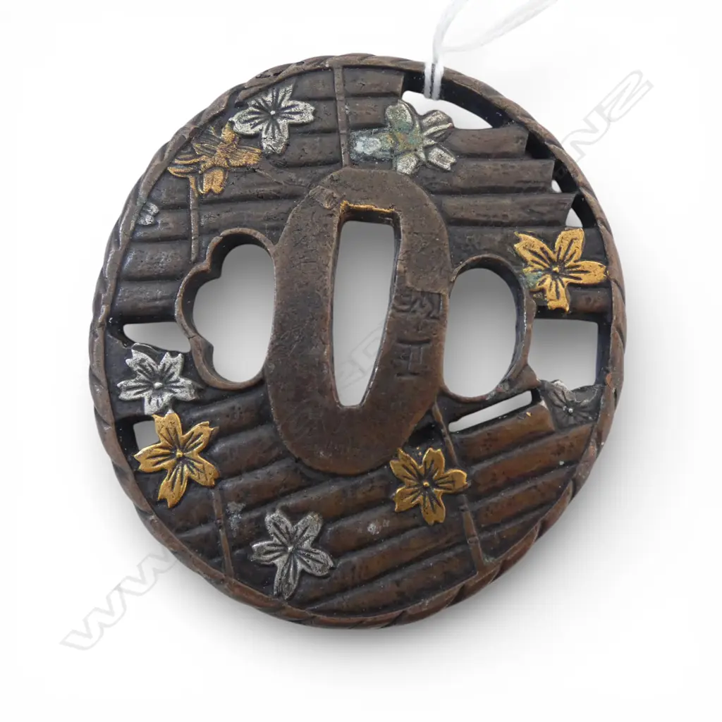JAPANESE TSUBA 80x75mm Image 1++