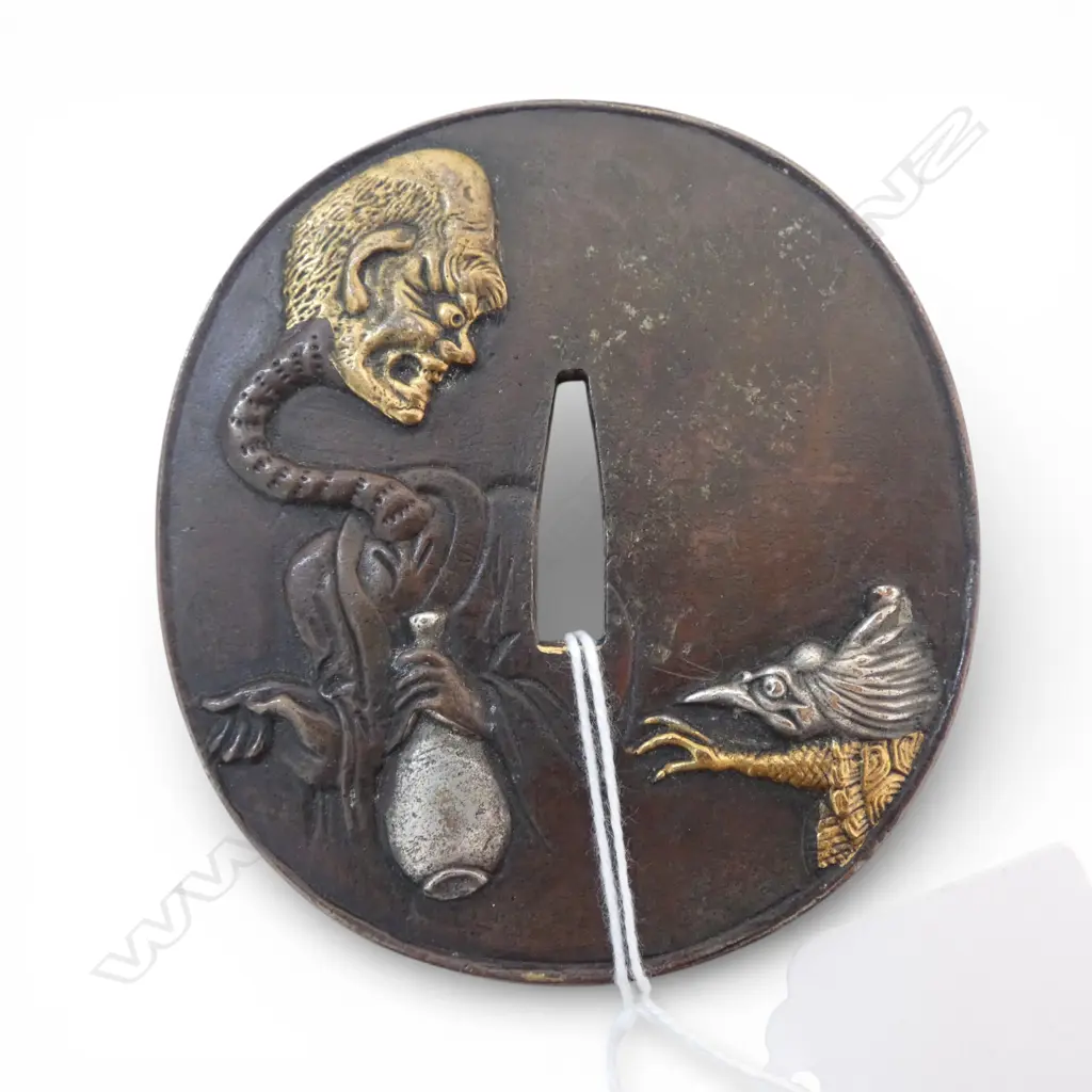 JAPANESE TSUBA 85x80mm Image 1++