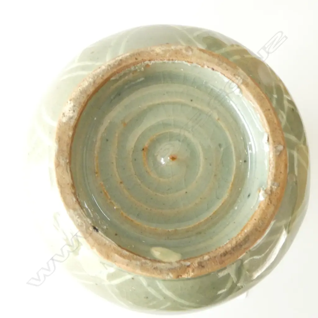 KOREAN CELODON BIRD VASE H160MM Image 1++