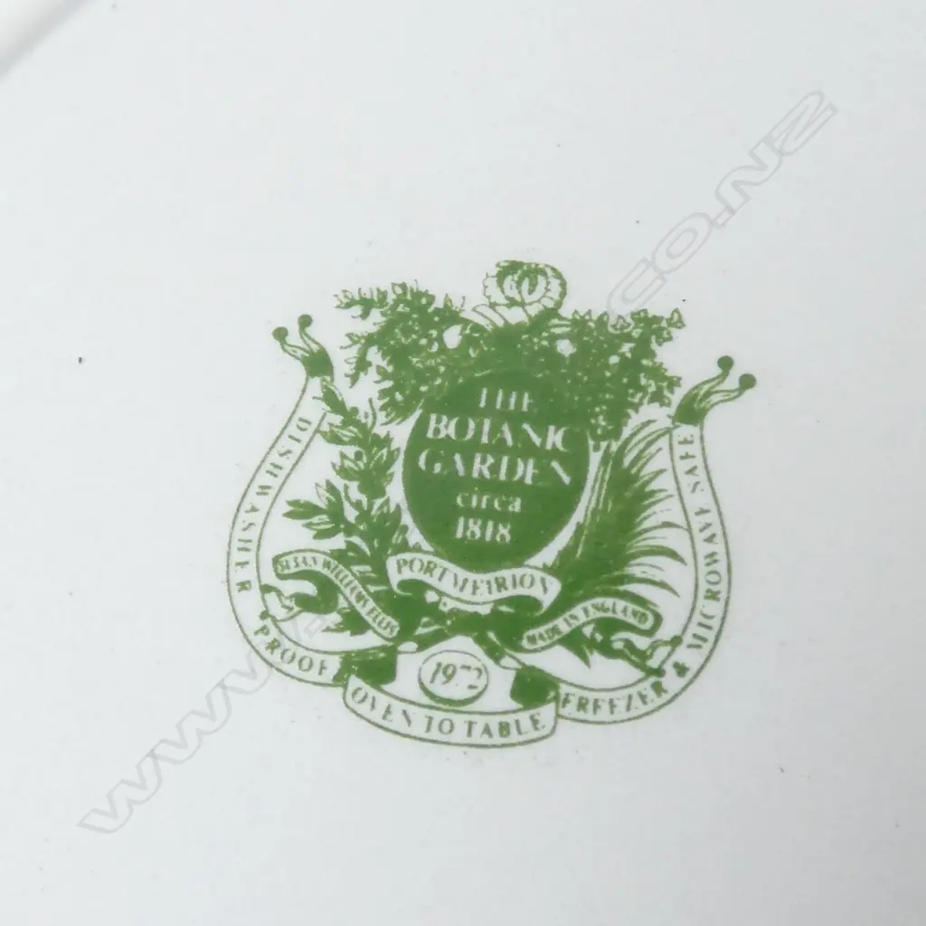 ASST. PORTMEIRION CHINA INCLDS BOWLS, VASE & WOODEN TOPPED STORAGE JARS Image 1++