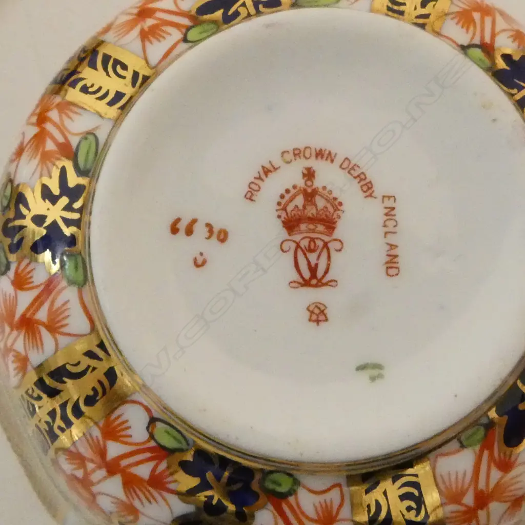 ROYAL WORCESTER PLATE SIGNED A. SHUCK 230mm dia, ROYAL CROWN DERBY TRIO Image 1++