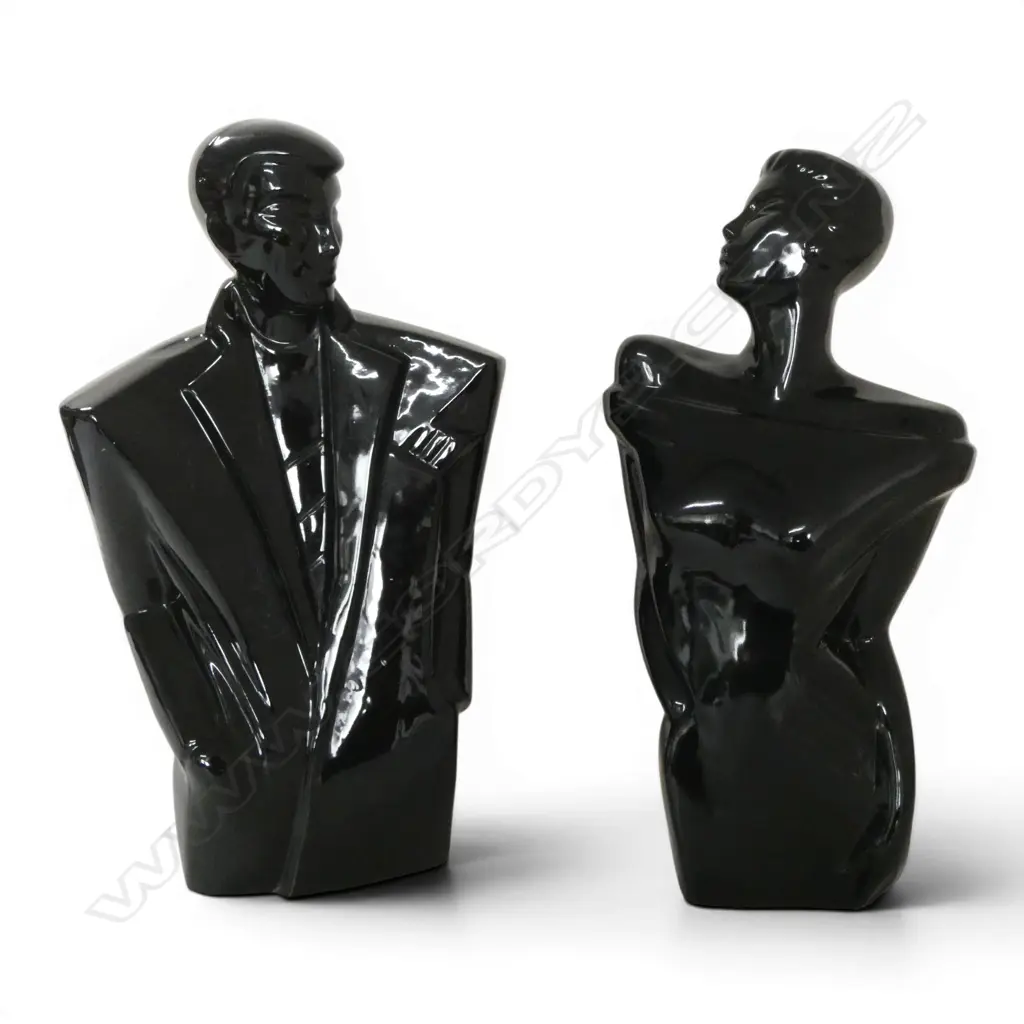 2 DECO STYLE BUSTS H.360mm Image 1++