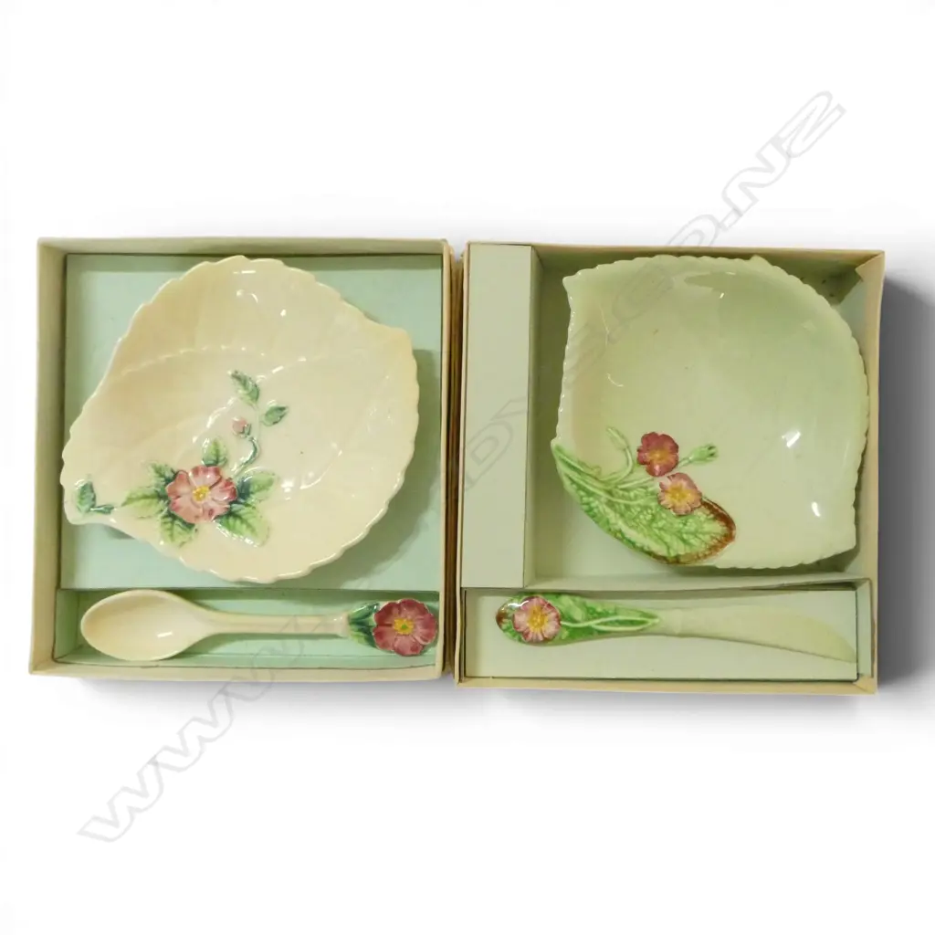 2 BOXED CARLTON WARE DISH & SPOON SETS Image 1++