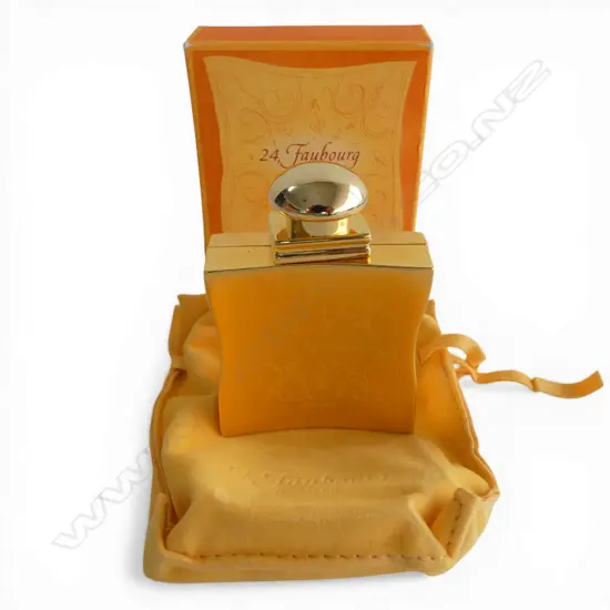 1995 HERMES BOXED 24 FAUBOURG PURSE SPRAY in POUCH