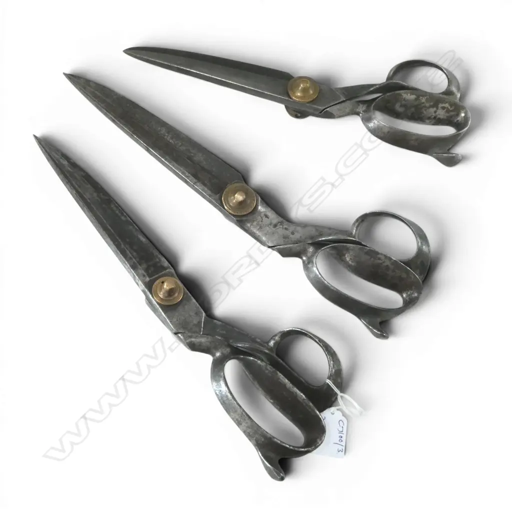 3 VINTAGE TAILOR SHEARS L.340mm Image 1++