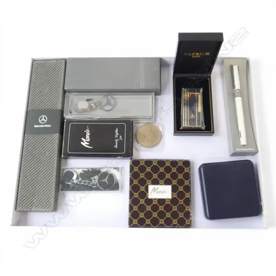 TRAY OF 10 MERCEDES  CAR PROMOTION  COLLECTABLES