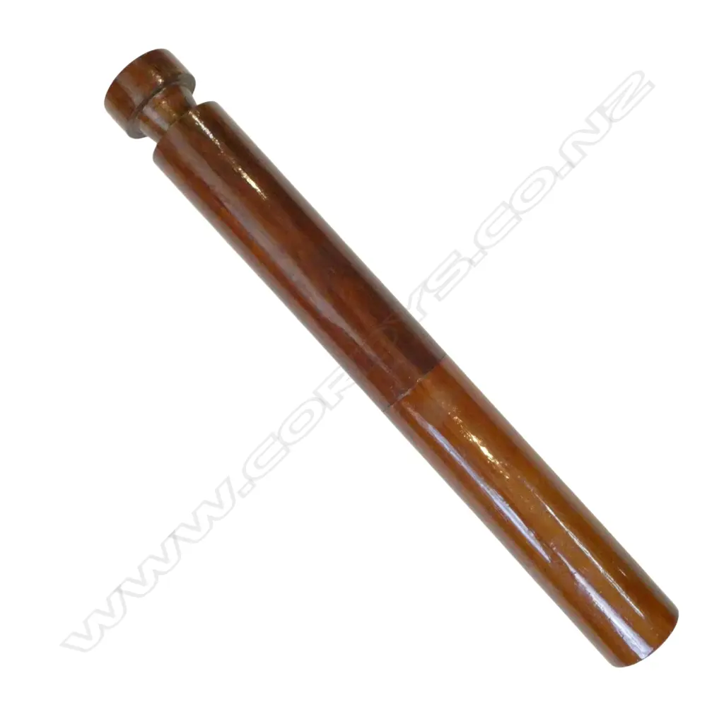 MEDICAL LAENNEC STETHOSCOPE 3 PARTS IN MAHOGANY, L.340MM Image 1++