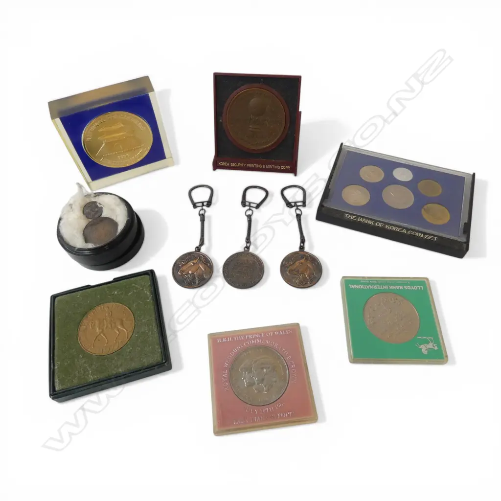 ASST. COINS Incl. ORIENTAL, COMMEMORATIVE, etc Image 1++