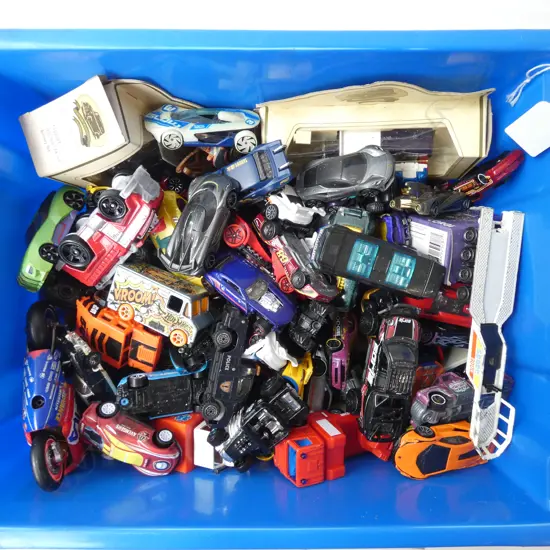 BOX OF ASST. TOY CARS