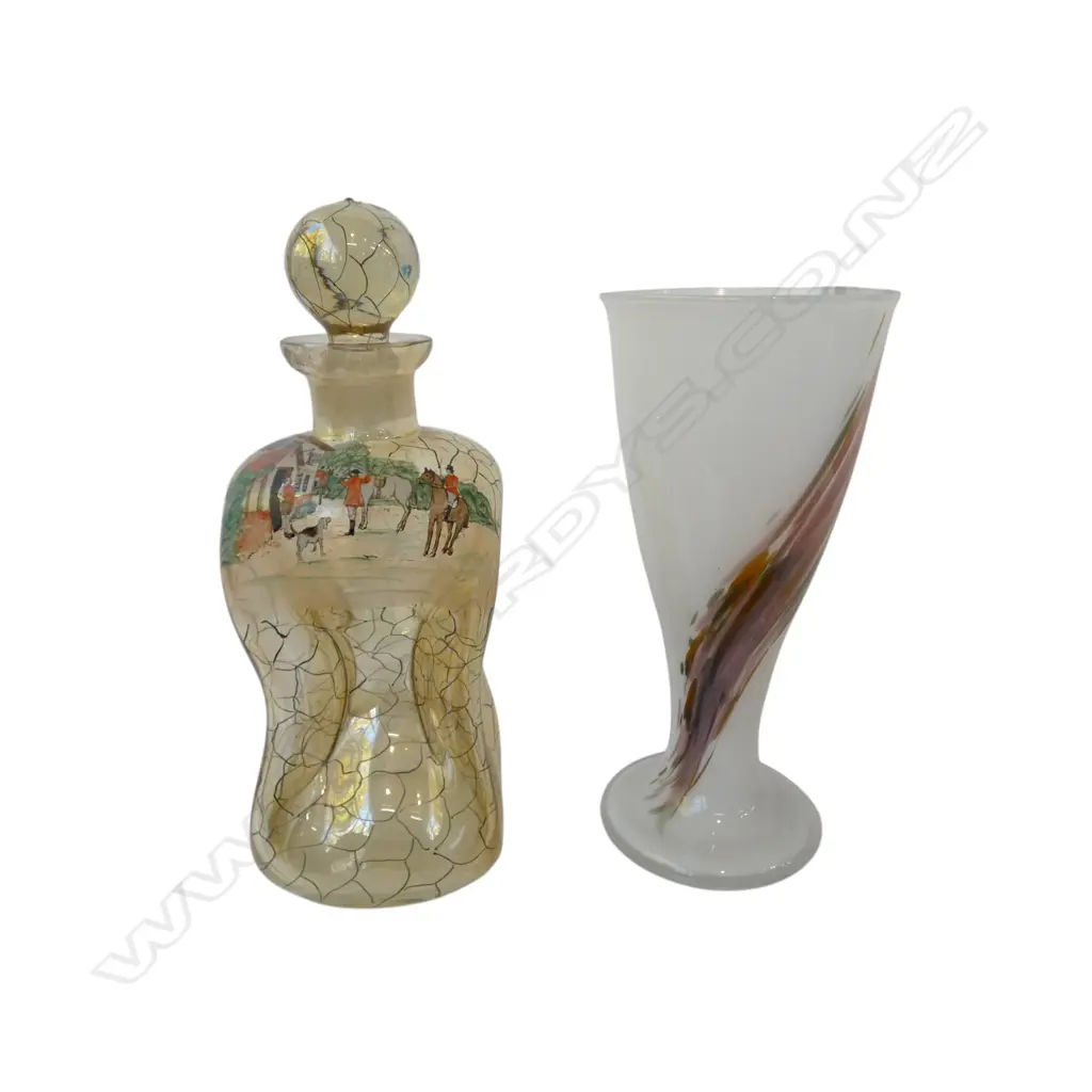 HOLMEGAARD VASE + KLUK KLUK DECANTER H.260mm Image 1++