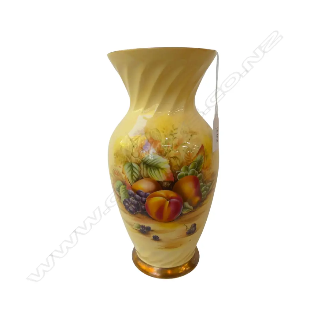 AYNSLEY ORCHARD GOLD VASE, H.230mm Image 1++