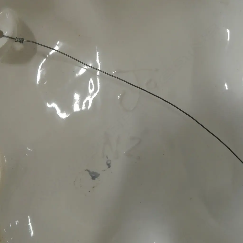 STUDIO CERAMIC QUATREFOIL WALL ART SIGNED JO NZ 280mm dia Image 1++