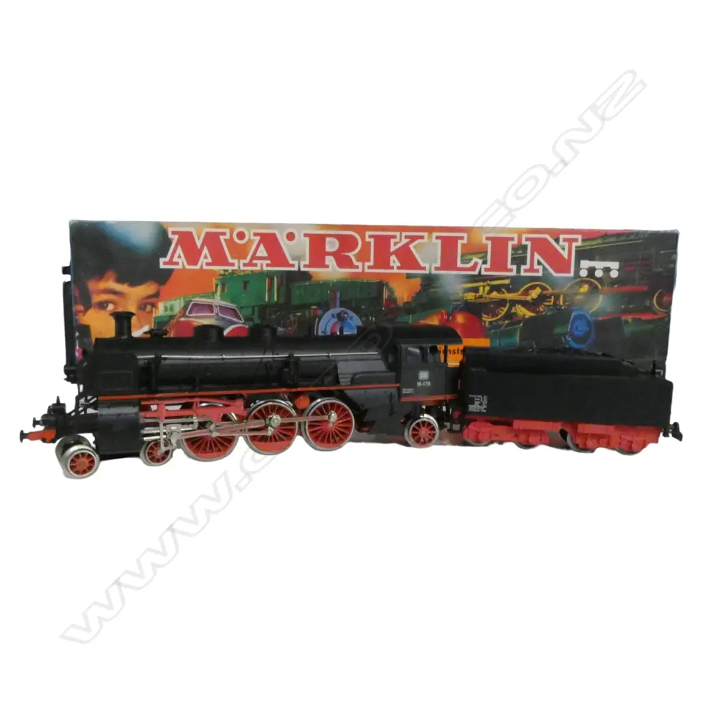 BOXED MARKLIN-HAMO HO DB STEAM LOCOMOTIVE & TENDER 18 4788391 Image 1++