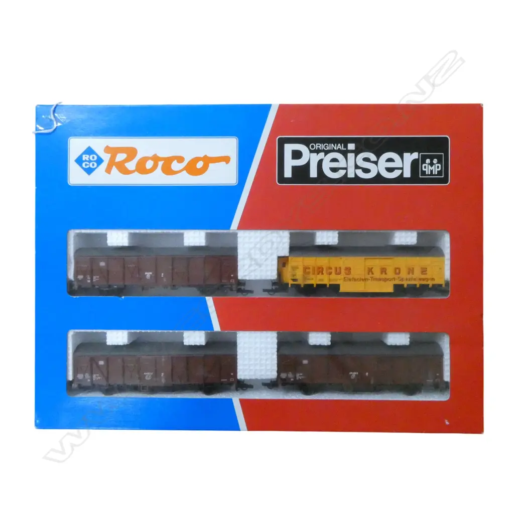 BOXED ROCO ORIGINAL PREISER WAGON SET 30726 Image 1++