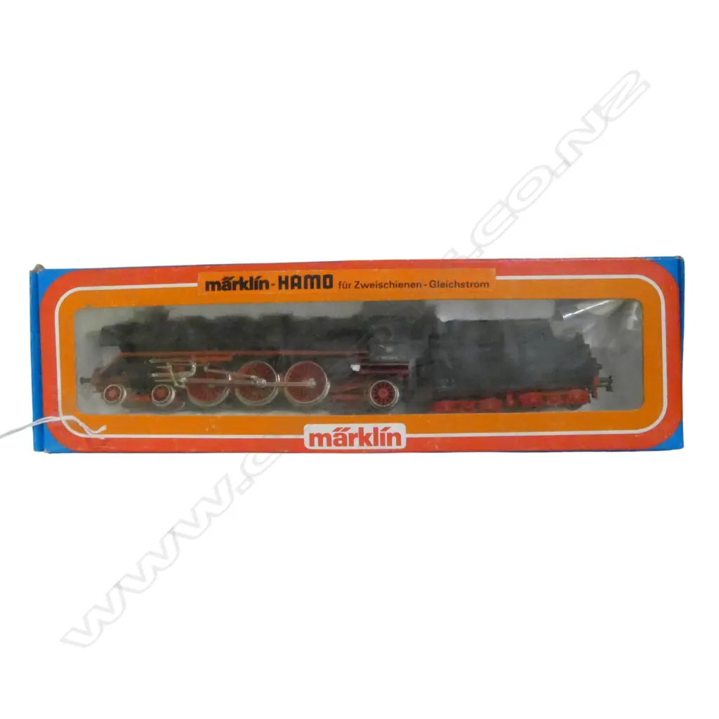 BOXED MARKLIN-HAMO HO DB STEAM LOCOMOTIVE & TENDER 003160-9 8385 Image 1++