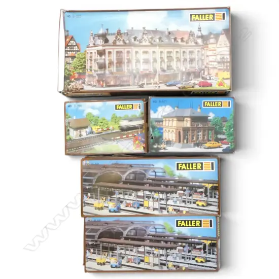 8 BOXED FALLER HO MODEL KITS 5x B-191 B-174 B-971 B-925