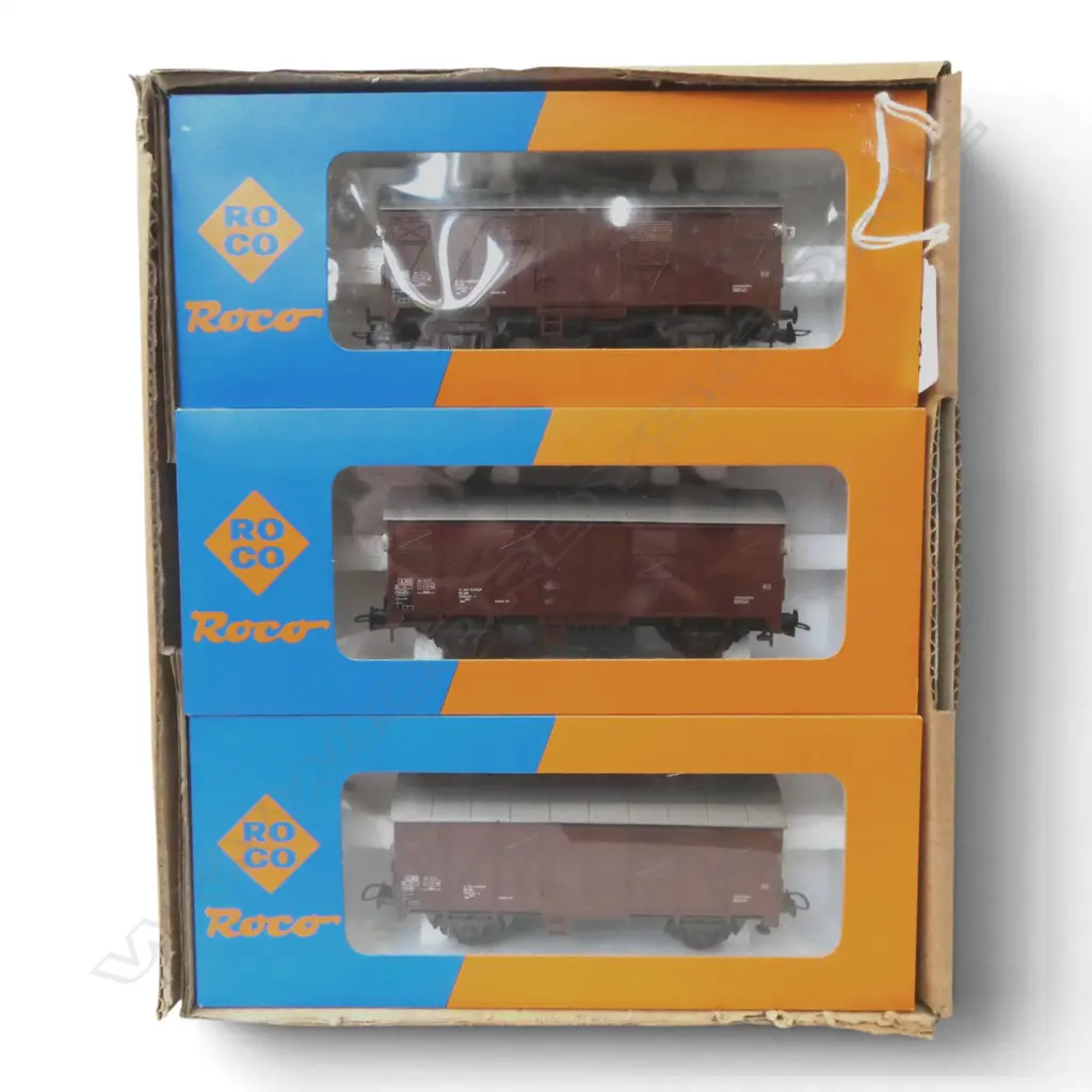 6 BOXED ROCO HO DB WAGONS 46014 Image 1++