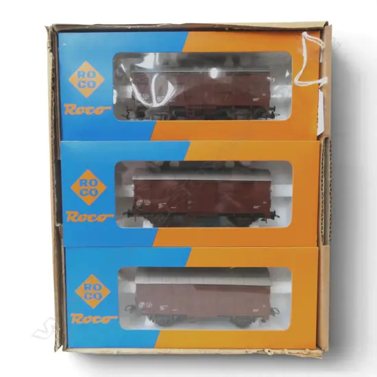 6 BOXED ROCO HO DB WAGONS 46014