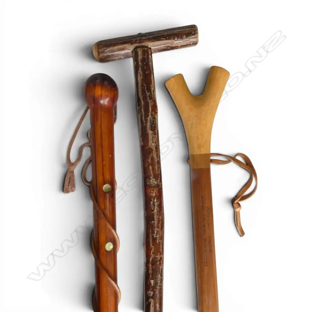 3 NZ WOOD WALKING STICKS H1250 TALLEST Image 1++