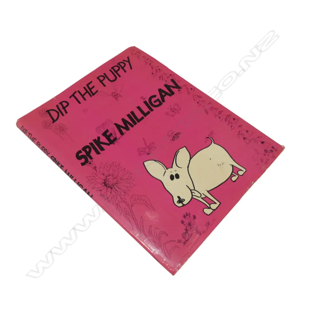 DIP THE PUPPY BY SPIKE MILLIGAN HARDCOVER 1974 H 270 MM Image 1++